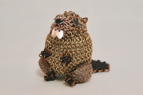 *Beaver - Plush Chainmaille Animal